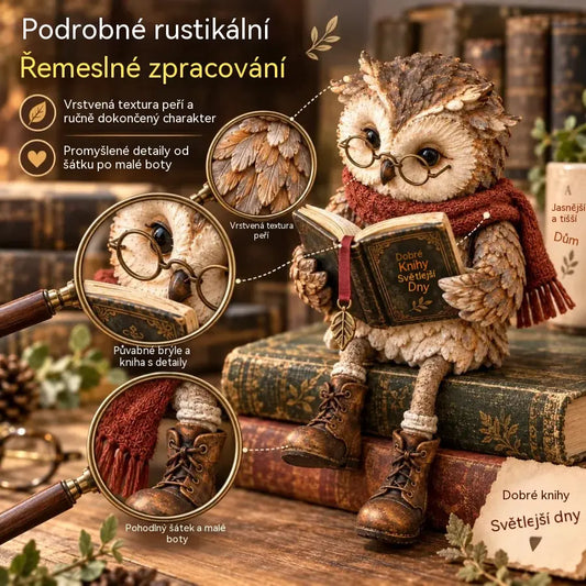 🦉 Roztomilá figurka sovy