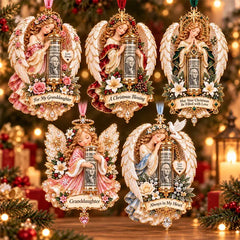🎁5-dílná sada, cena 570 Kč✨ Vánoční dekorace ve tvaru andílka (lze použít i jako držák na hotovostní dárky)